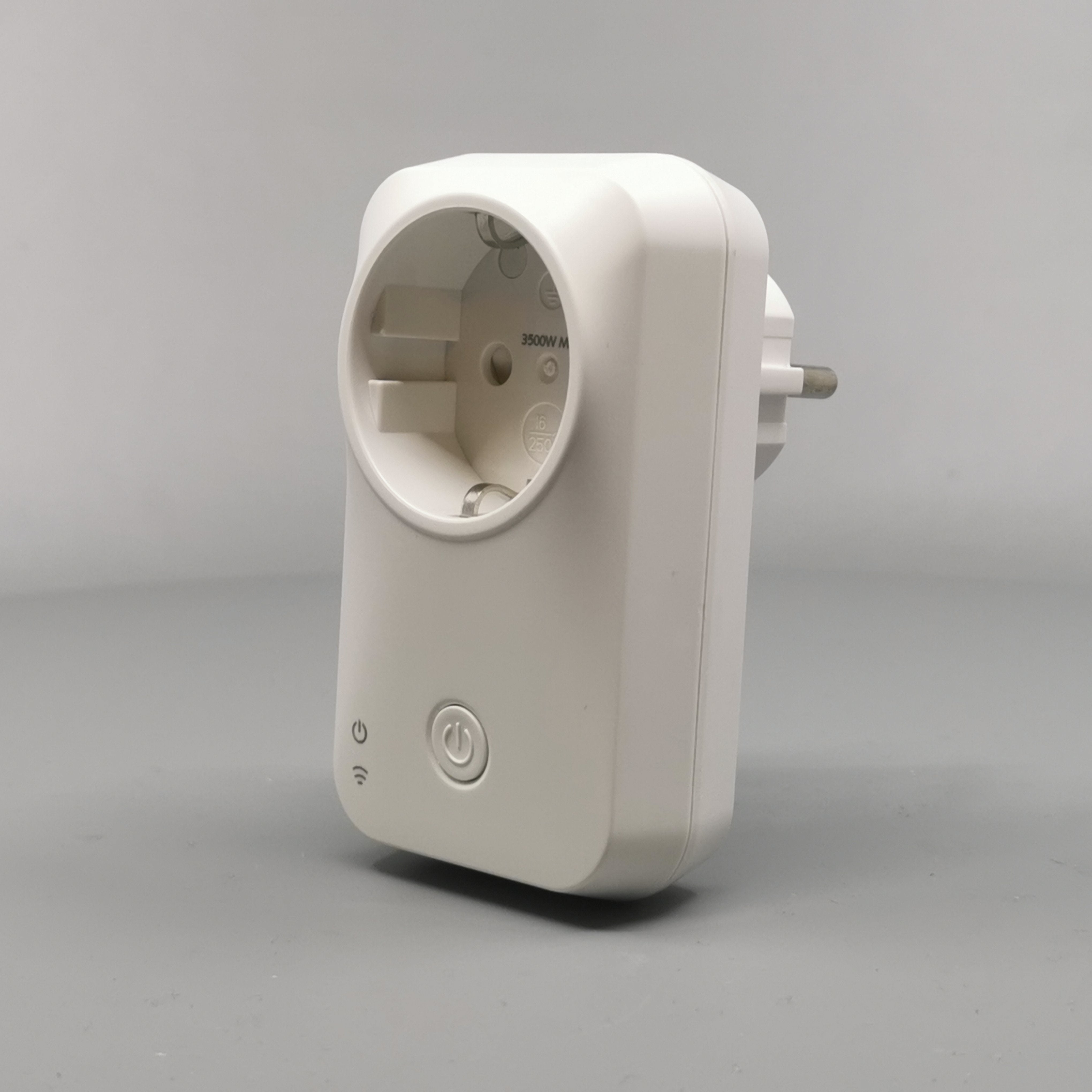 Wi-Fi stikkontakt m. tænd/sluk via smartphone