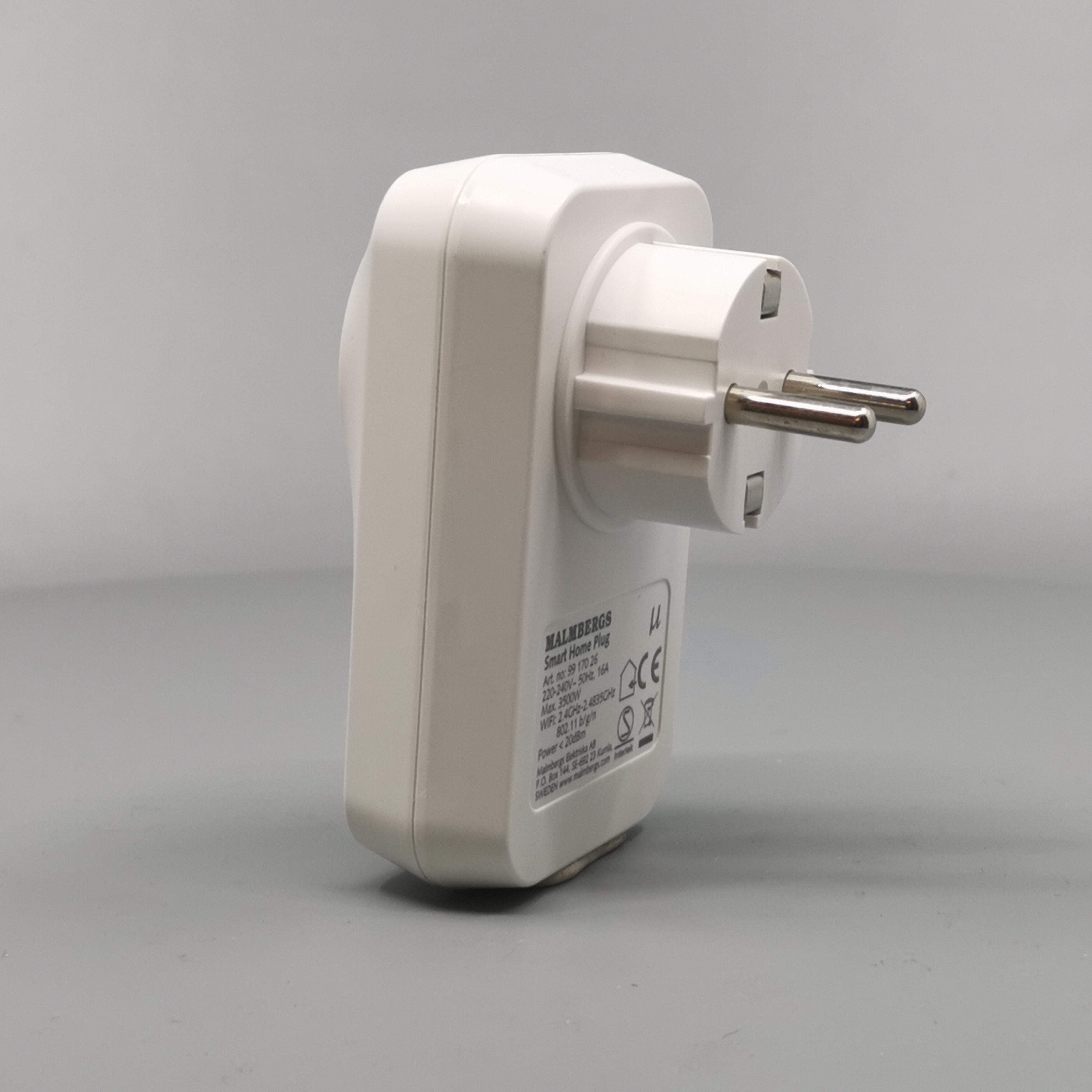 Wi-Fi stikkontakt m. tænd/sluk via smartphone