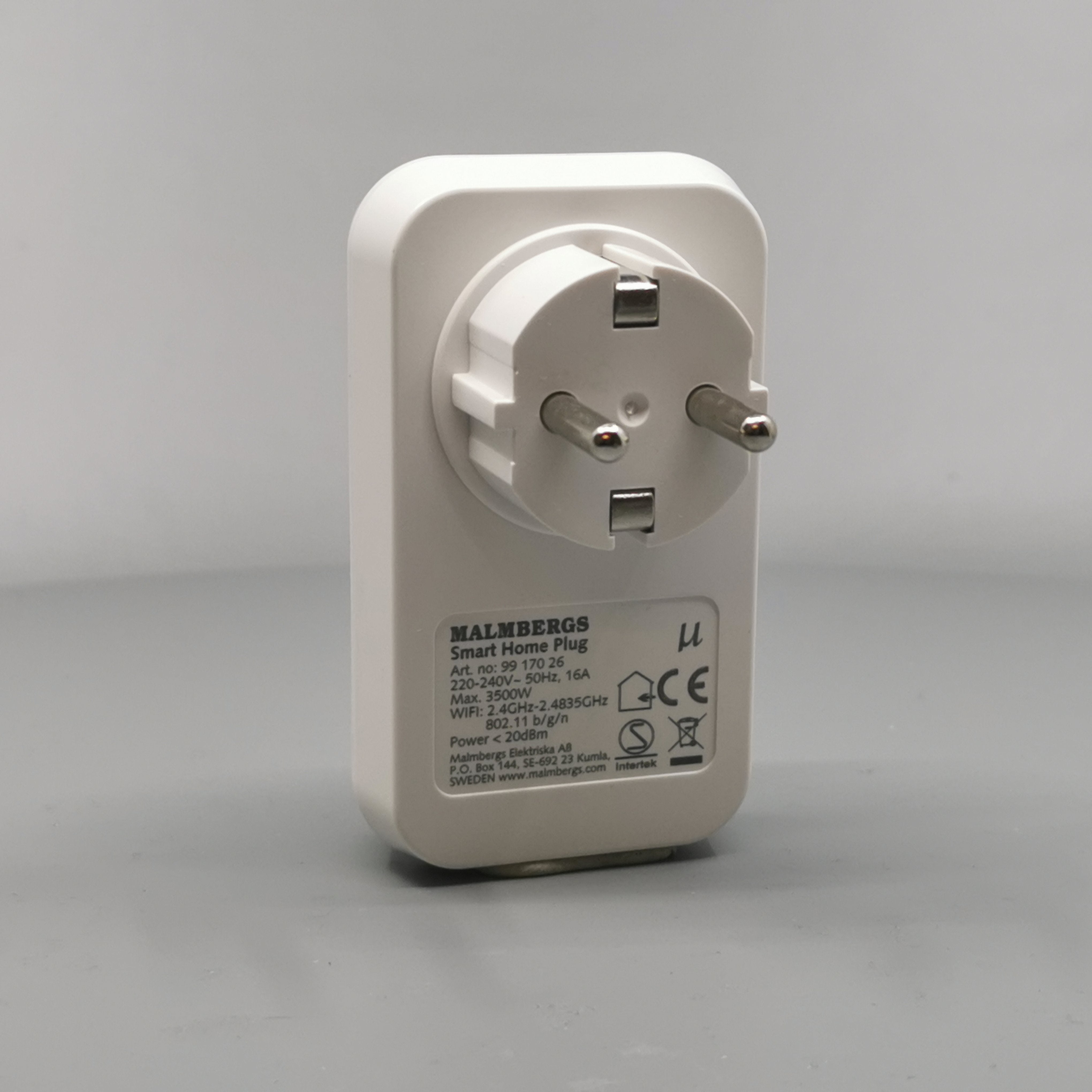 Wi-Fi stikkontakt m. tænd/sluk via smartphone