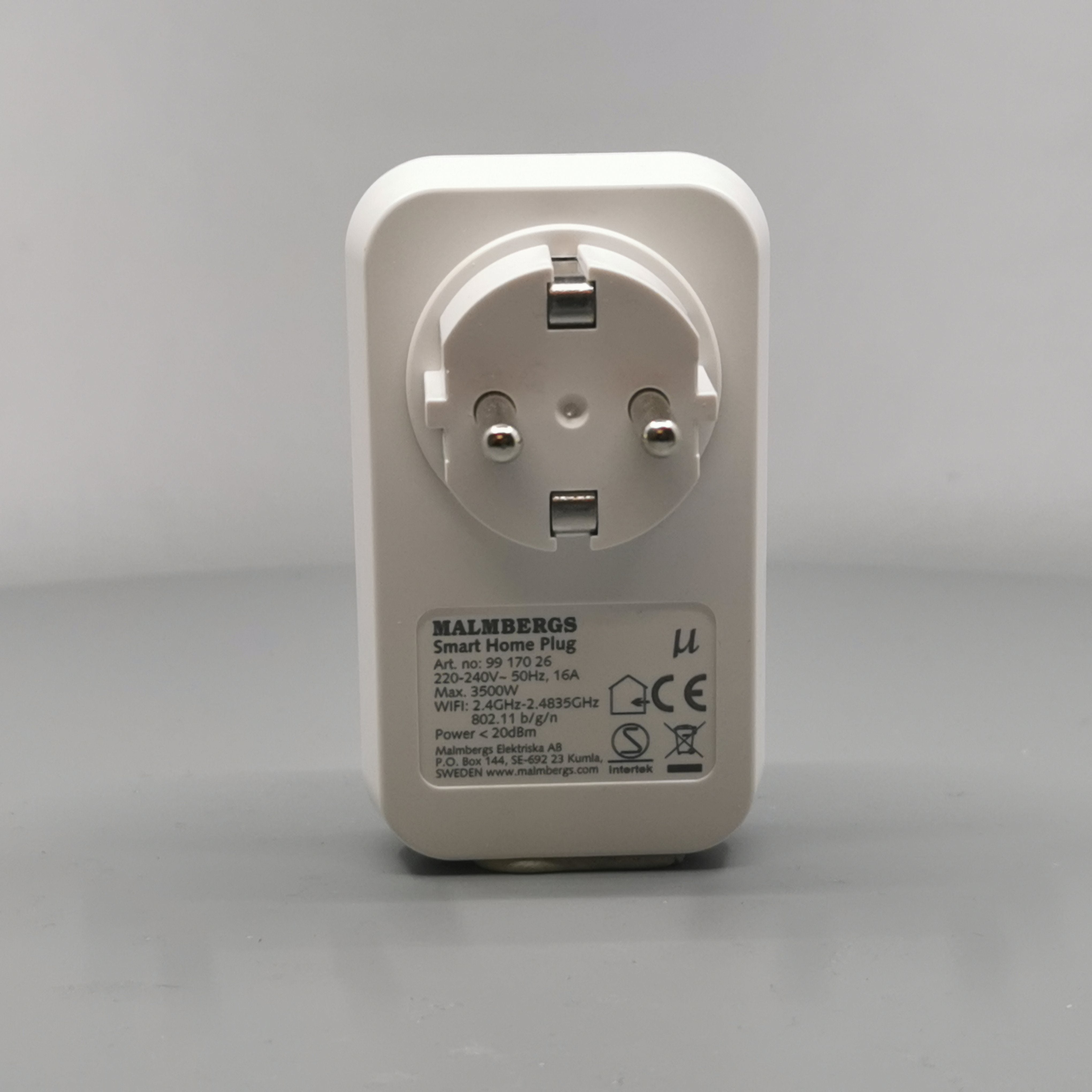 Wi-Fi stikkontakt m. tænd/sluk via smartphone