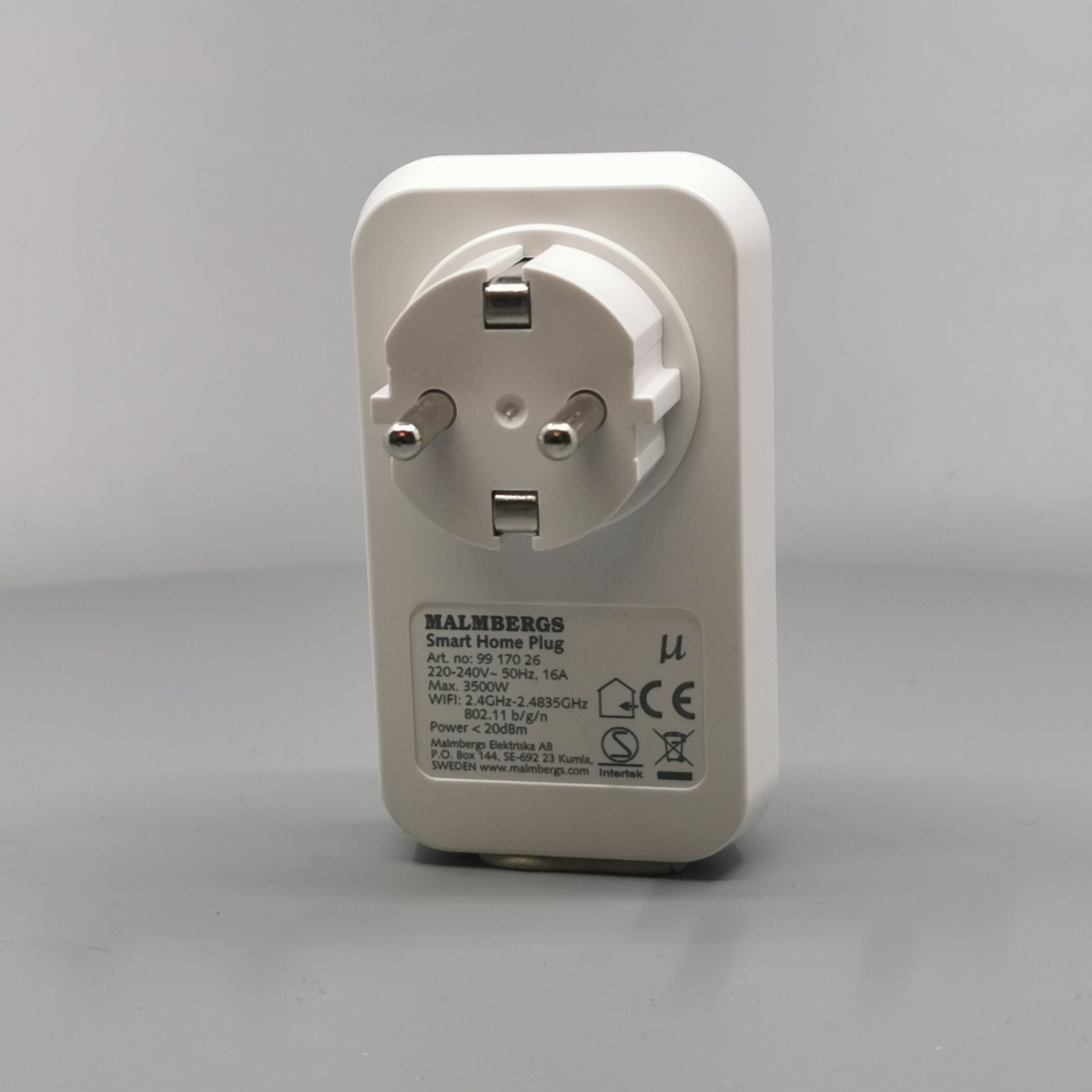 Wi-Fi stikkontakt m. tænd/sluk via smartphone