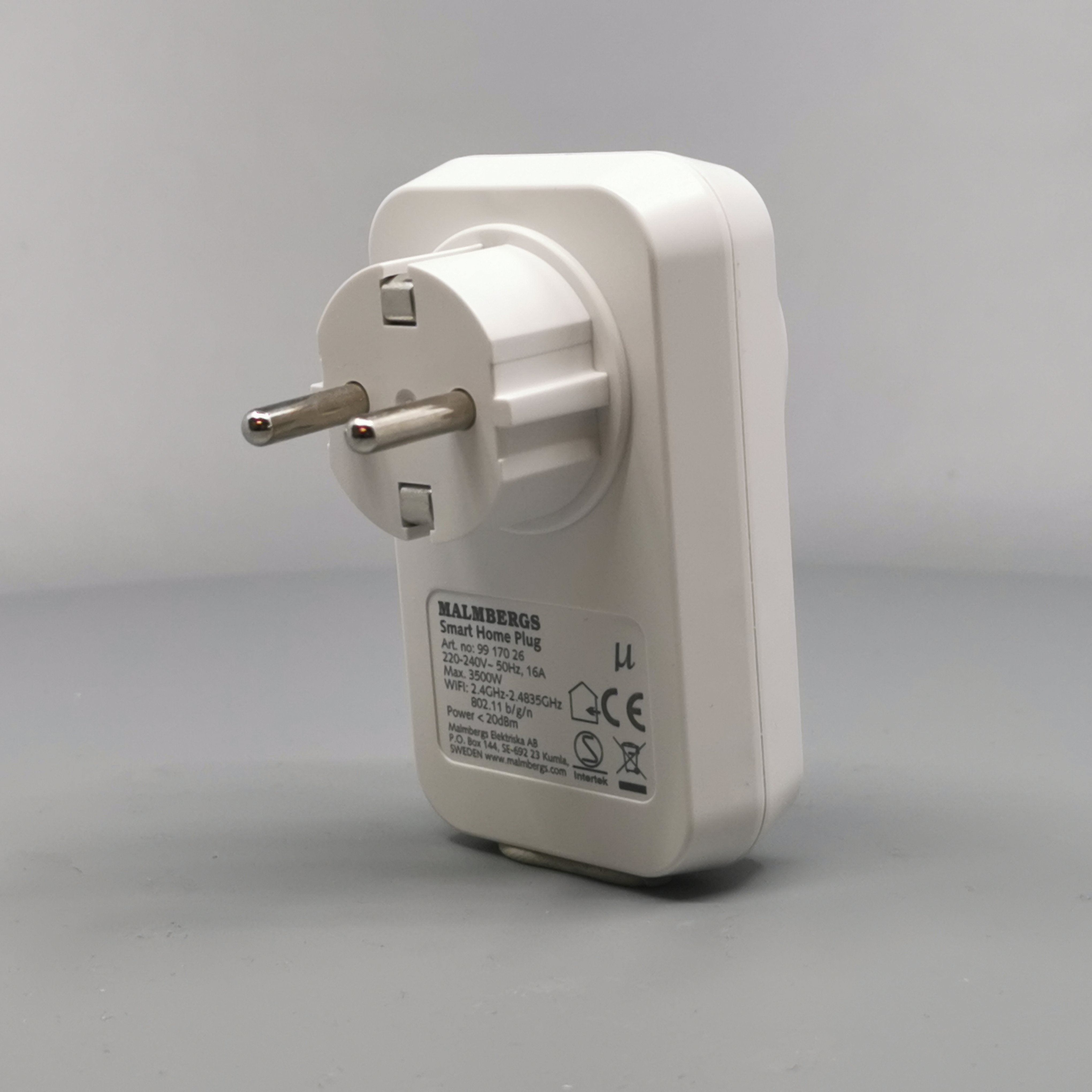 Wi-Fi stikkontakt m. tænd/sluk via smartphone