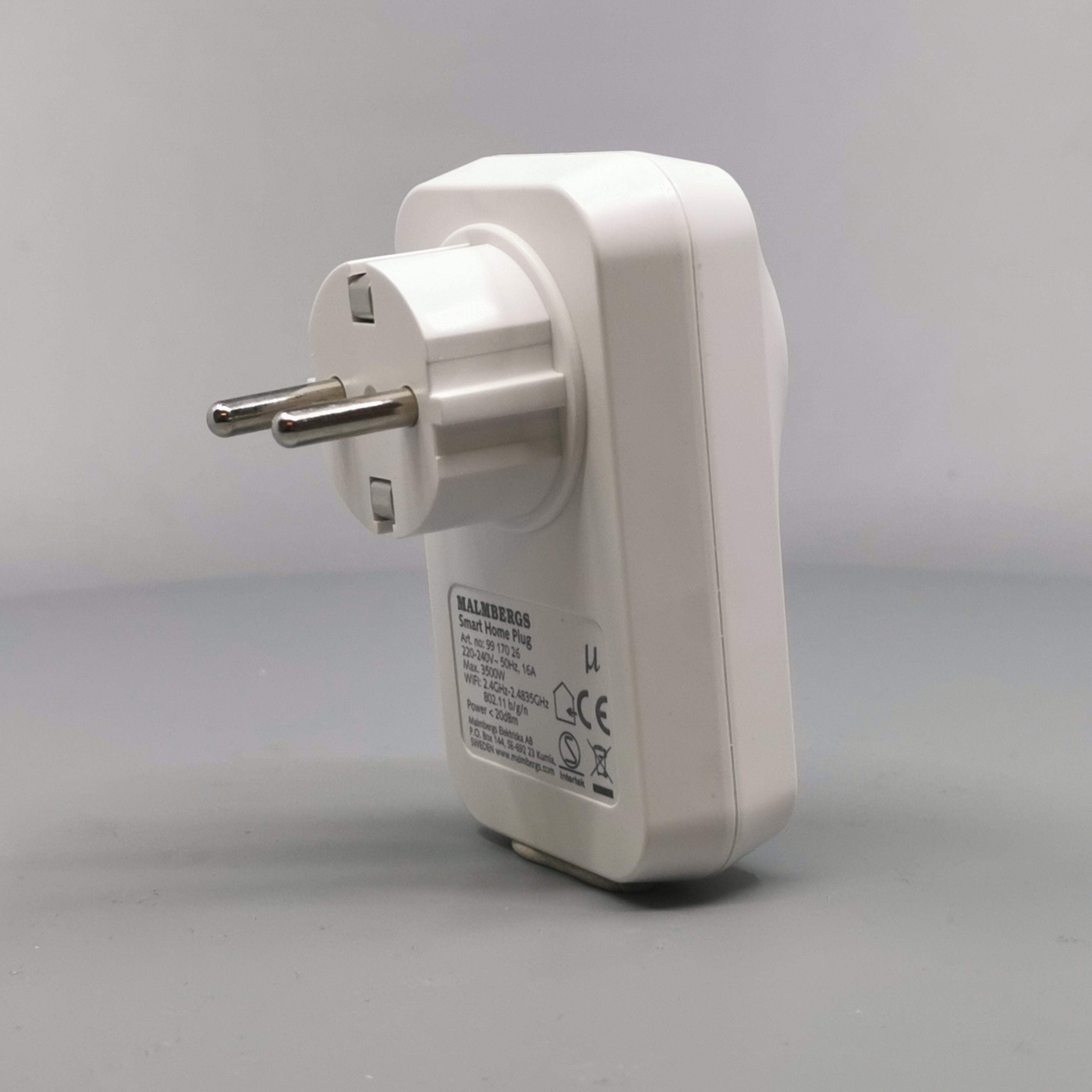 Wi-Fi stikkontakt m. tænd/sluk via smartphone