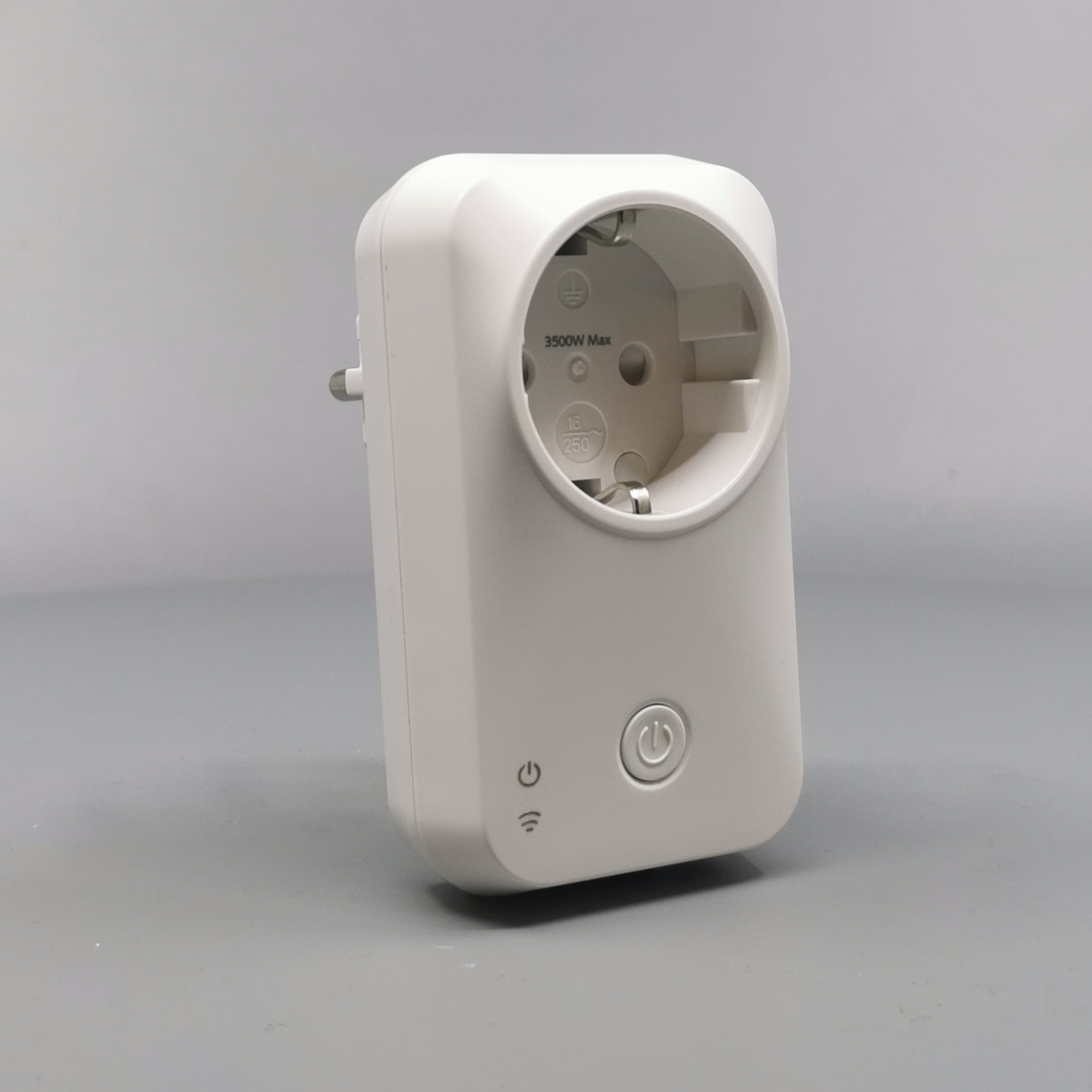 Wi-Fi stikkontakt m. tænd/sluk via smartphone