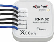 SENDERENHED, 4-KANAL, 868,32MHZ, BATTERI