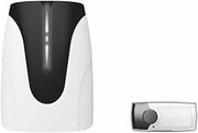 TRÅDLØS ELEKTRONISK DØRKLOKKE, ARIA, HVID/SORT