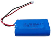 RESERVEBATTERI LIFEPO4, 6,4V, 600MAH