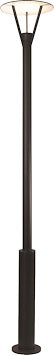 STOLPELYGTE EKLOF, LED, MØRKEGRÅ, 1X15,7W, IP54