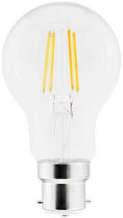 FILAMENT LED-LYSKILDE, NORMAL, KLAR, 4,5W, B22, 230V, DIM, MB