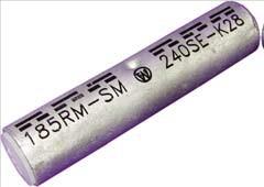 Presmuffe AL 16mm² massiv - 1 stk.