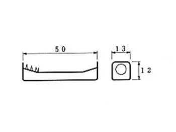 Batteriholder til 1xAAA bat. (m. loddeflige)