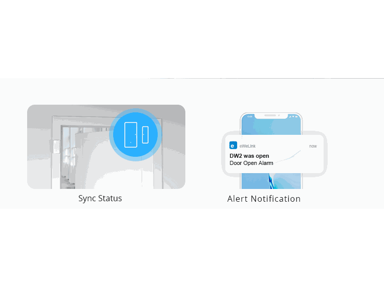 DW2 Wi-Fi - Trådløs Wi-Fi vindue/dør sensor