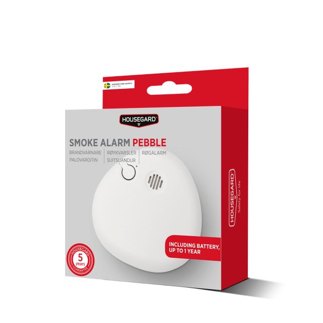 Røgalarm Pebble SA700 optisk 9V, inkl. batteri
