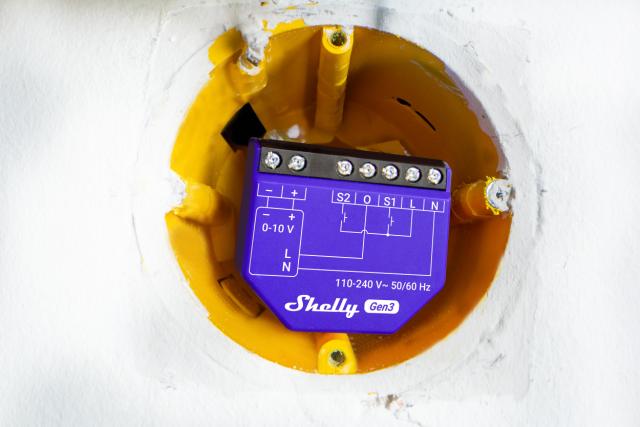 Shelly PM Gen3 Dimmer  0/1-10V styring