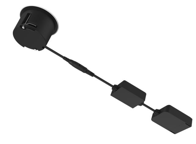 DIOSPOT 50 supreme sort rund 7W 927 532lm 38