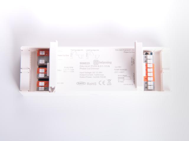 DIOFLEX PRO dæmper 4i1 DALI, 1-10V, push, fasedæmp
