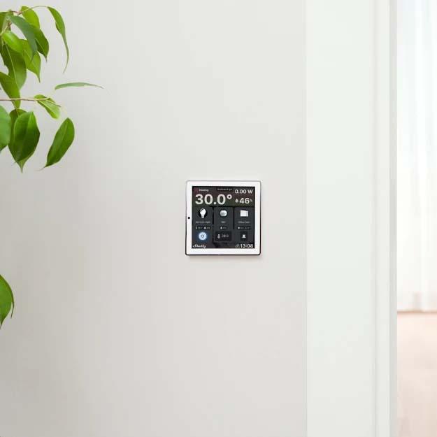Shelly Wall Display, white - WiFi touch skærm