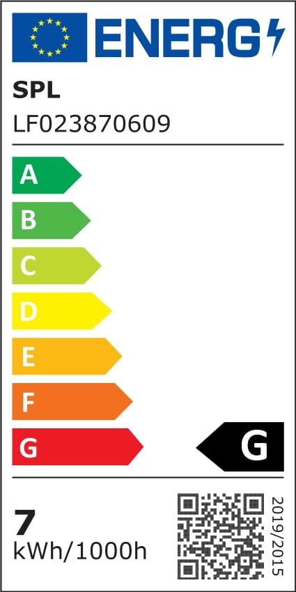 DECO LED E27 A60 470lm 6,5W 922 320°