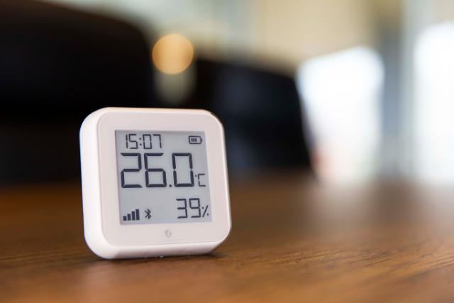 Shelly H&T, Matte White (GEN 3) - temp/fugt sensor
