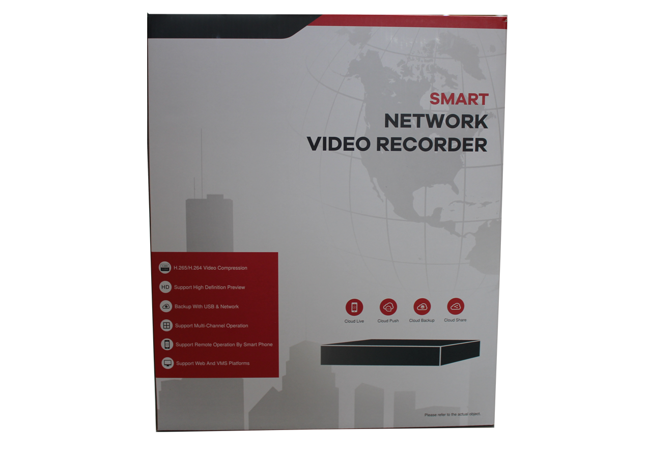 HD CCTV Hybridoptager - 4 kanal (TVI/CVI/AHD/Analog/IP) 5MP