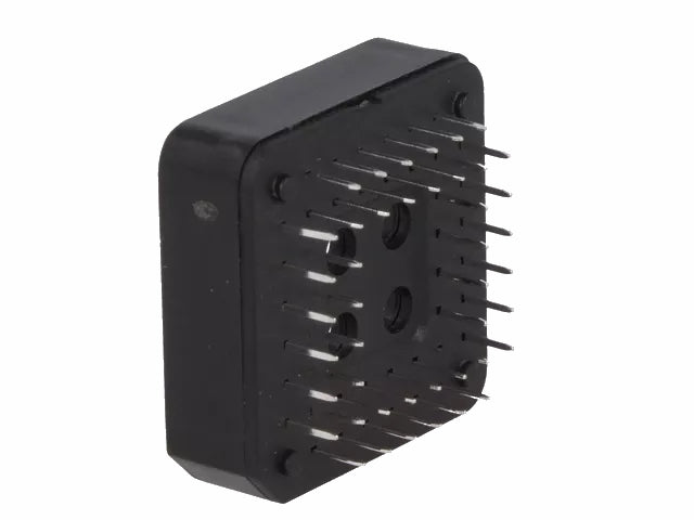 PLCC sokkel - 44P ledningsfri chipholder, non-staggered