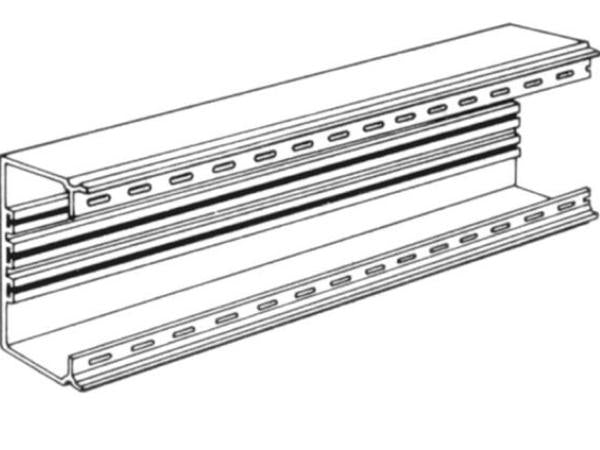 FB60131 kabelkanal-bund, 60x130mm, Perlehvid (2m)