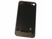 Glas bagcover til Apple iPhone 4 - Sort