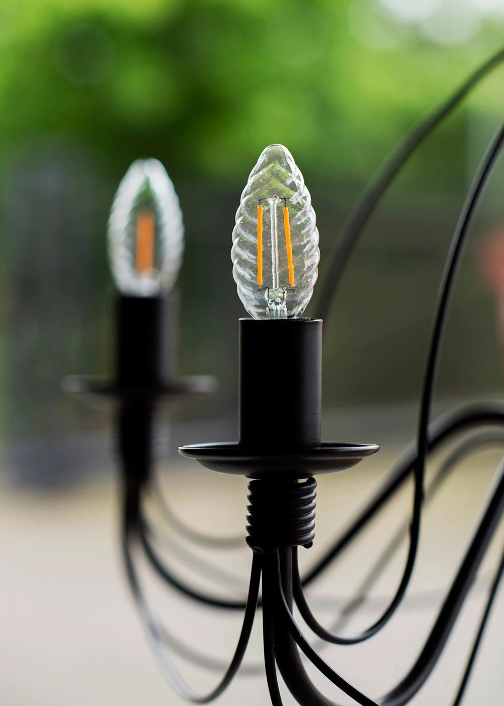 C35 Filament LED krystalkerte, 240V 2W, E14 sok. (2200K)
