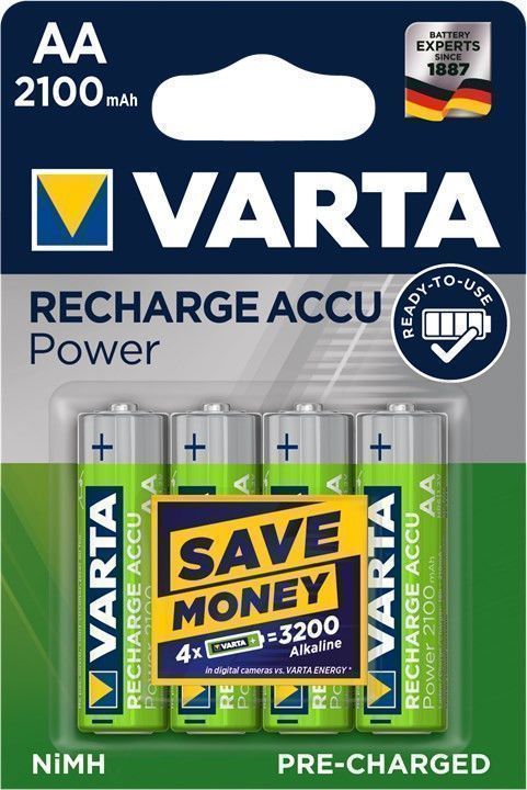 BATTERI NIMH AA 2100MAH HR6-4B