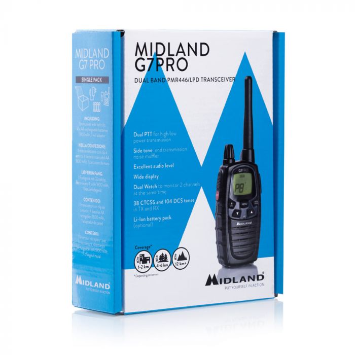 G7 PRO - PMR446 håndradio m. lader