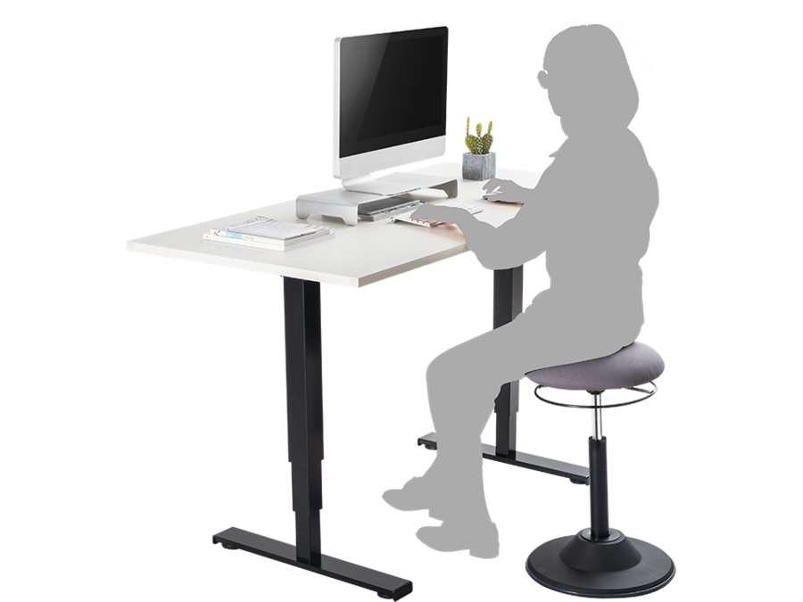 Ergonomisk stol - Justérbar højde (50-70cm)