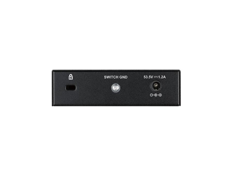 Gigabit PoE+ Ethernet Switch - 10 Gbps, 4xPoE (60W) + 1