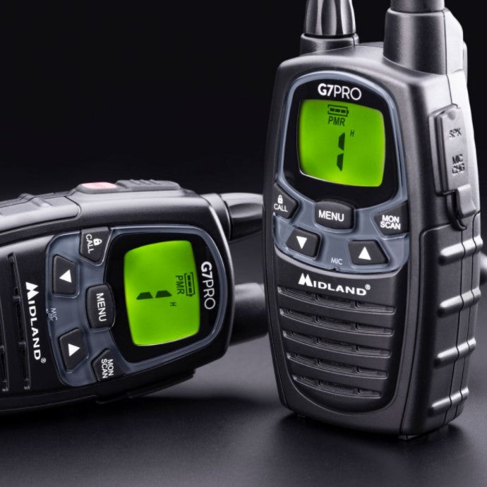 G9 PRO - PMR446 håndradio sæt (4 pak inkl. kuffert)