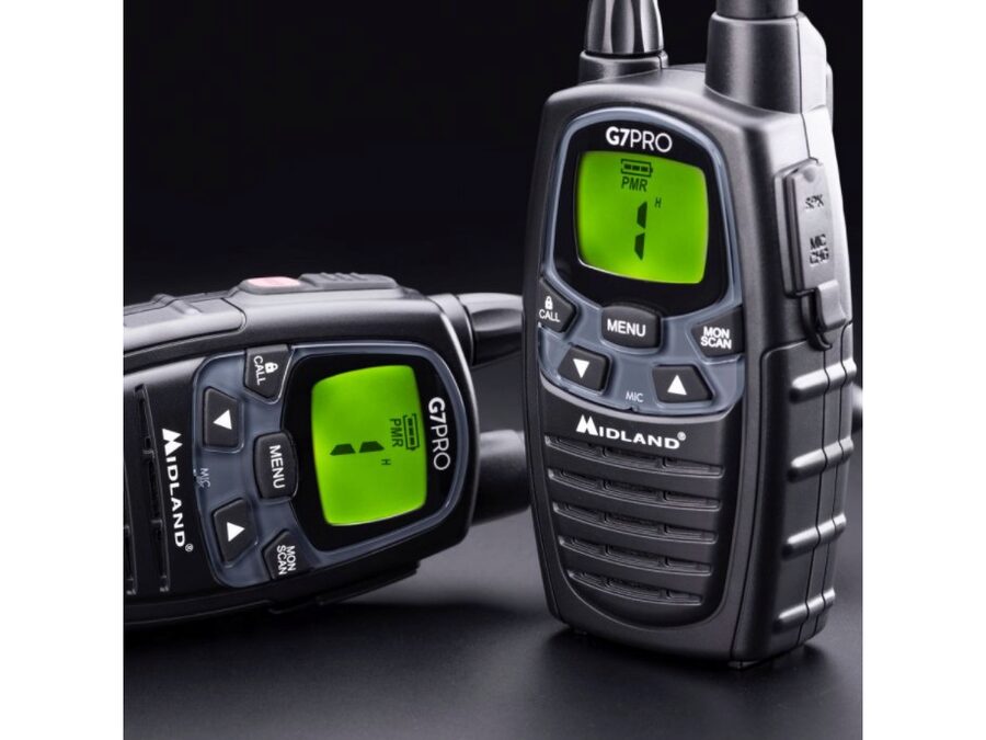 G7 PRO PMR446 håndradio sæt (4 pak i kuffert)