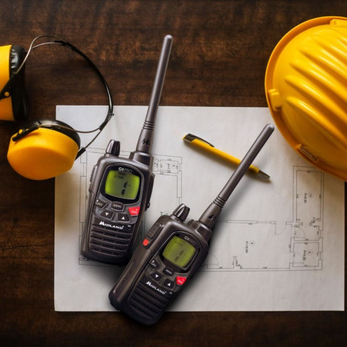G9 PRO - PMR446 håndradio sæt (4 pak inkl. kuffert)
