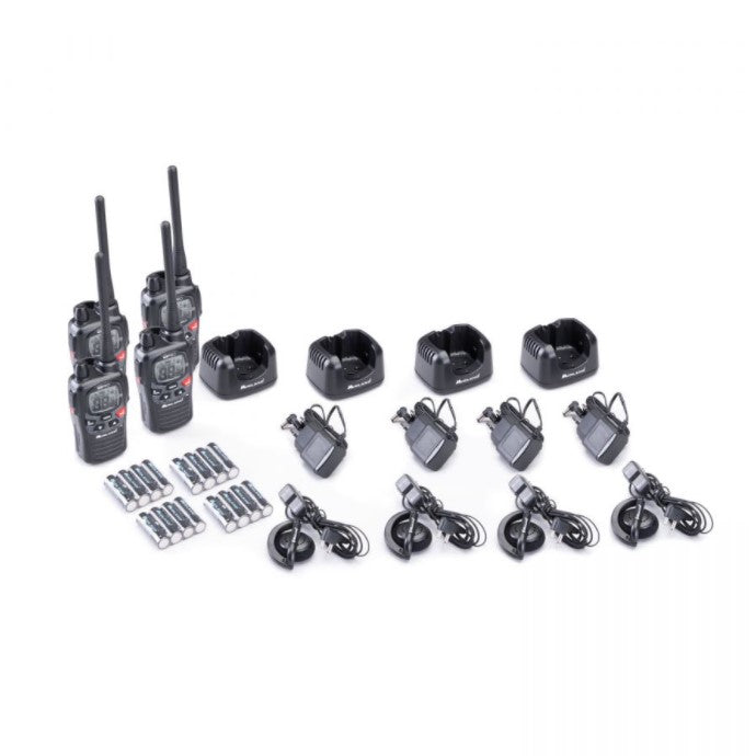 G9 PRO - PMR446 håndradio sæt (4 pak inkl. kuffert)