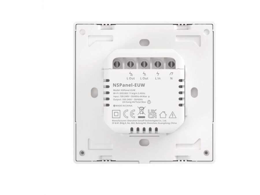 3,5" WiFi / Bluetooth touchskærm - 480p, Android / iOS, Hvid