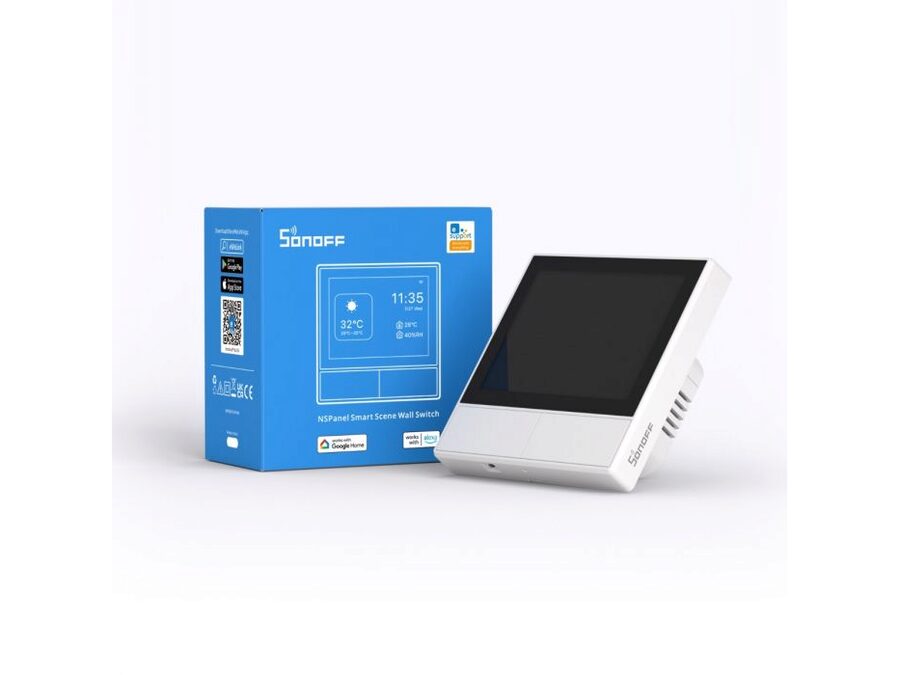 3,5" WiFi / Bluetooth touchskærm - 480p, Android / iOS, Hvid