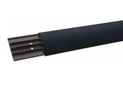 Gulv-kabelkanal - 75x17mm, Sort plast (2m)