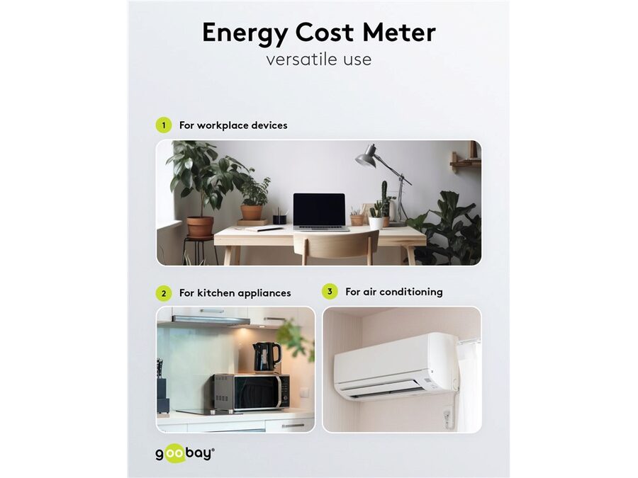 Digital Energimåler BASIC - 230V 16A, CEE7/3