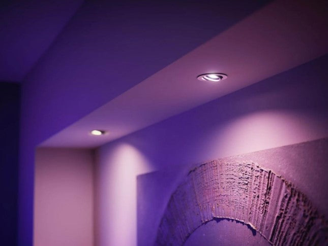 Hue White and Color Ambiance GU10 pære - 4,2W, BT (2-pak)