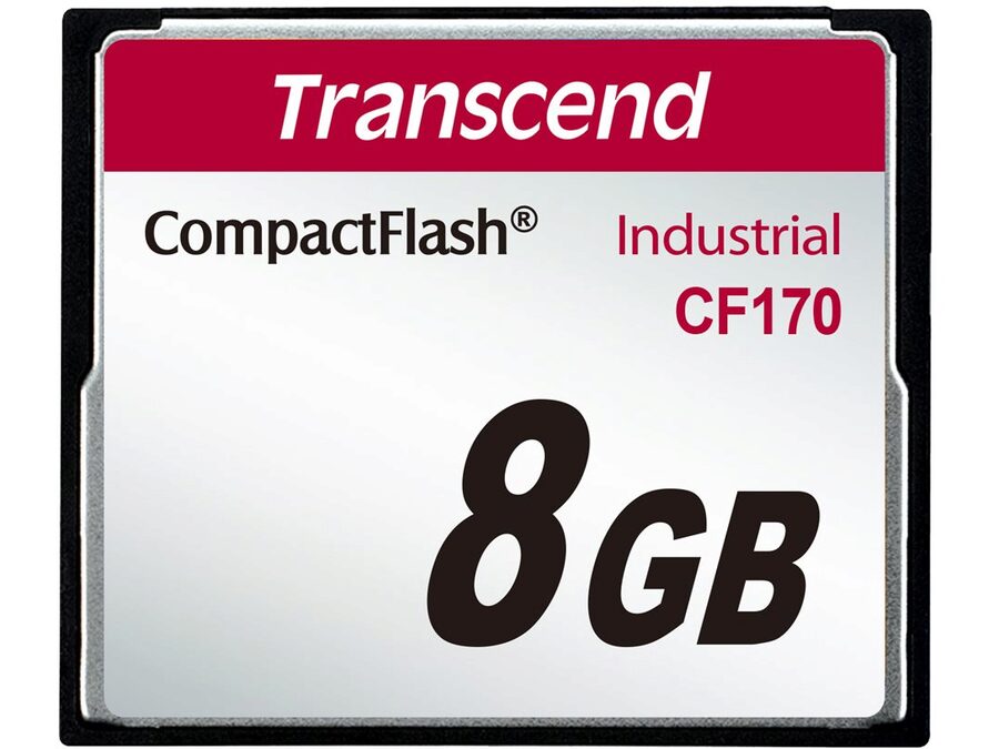 CF170 Industrial CompactFlash-kort, 8GB, 90MB/s