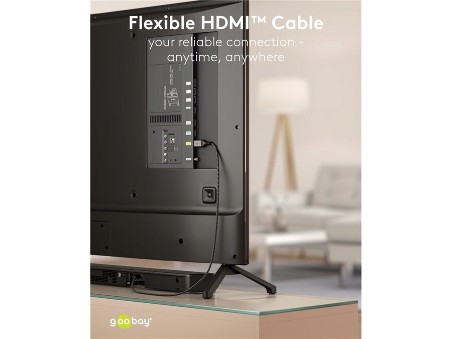 Ultra High Speed HDMI 2.1 Kabel - 8K/60Hz - Grå (2m)
