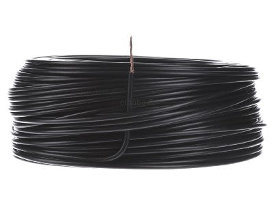 Monteringsledning - 4mm² trådet, LSZH, Sort (metervare)