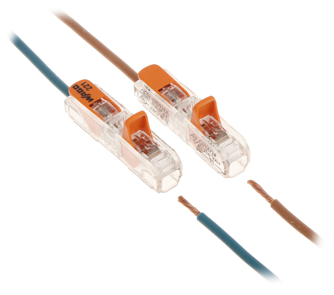 WAGO INLINE SAMLEMUFFE 4MM2 TRANSPARENT