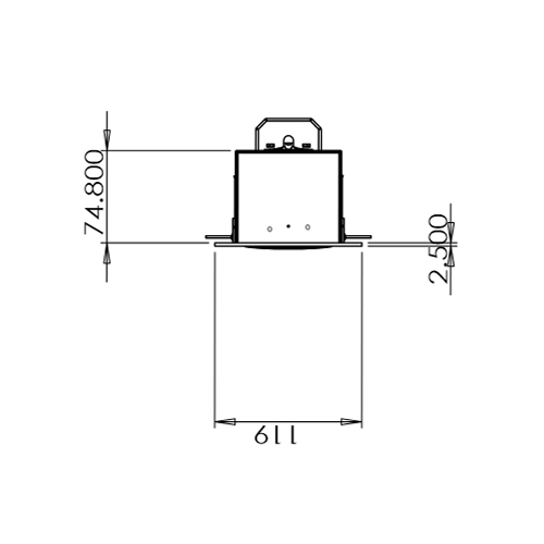Downlight Dobbelt 230V 20W GU10 - Mat hvid (360° frame 27)