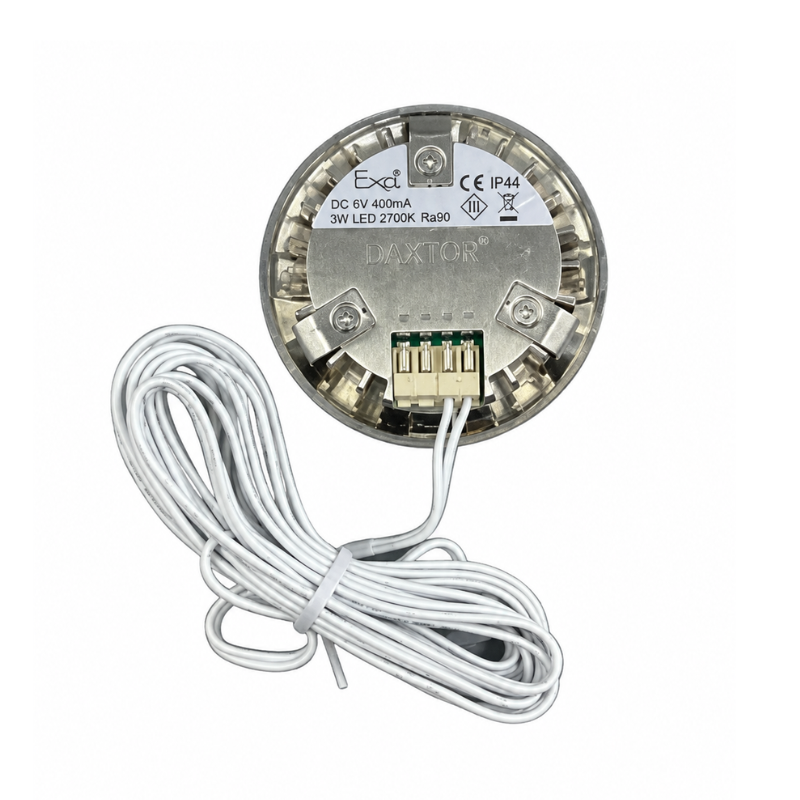 Daxtor Furniture DL 16 LED møbelspot 3W 2700K – satin nikkel