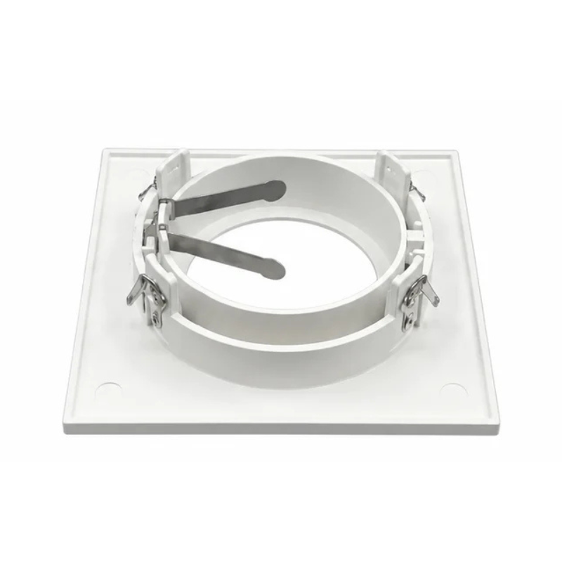 Daxtor Easy 2-Install front til GU10 indbygningsspot – firkantet hvid
