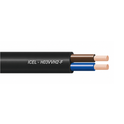LEDNING 2X0,75 H03VVH2-F SORT RG100