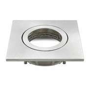 Daxtor firkantet front til GU10 downlight – satin nikkel